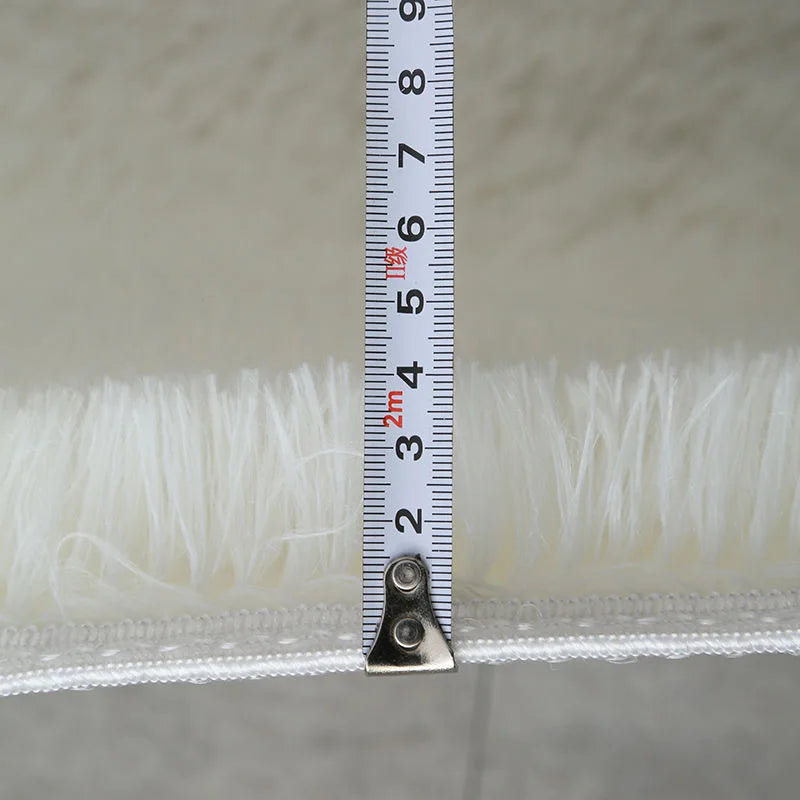 Fluffy Faux Fur Hall Carpet for Living Room Bedroom Kids Room Dorm