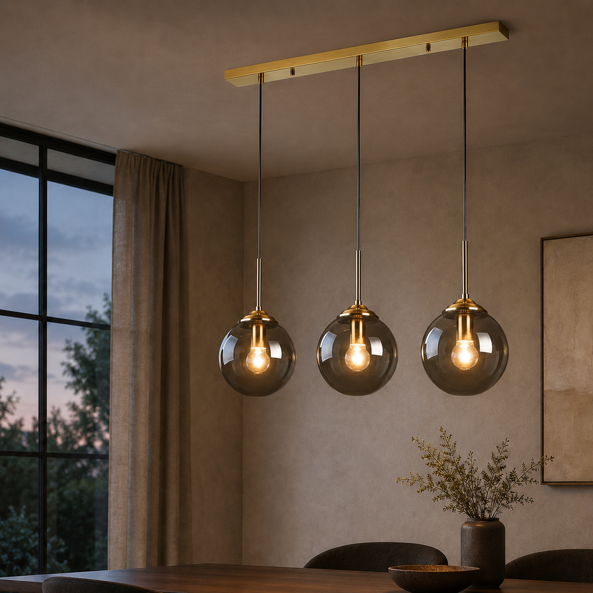 Soren Modern Glass Pendant Light