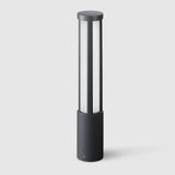 Black LED Cylinder Bollard Light for Outdoor Landscape Pathway