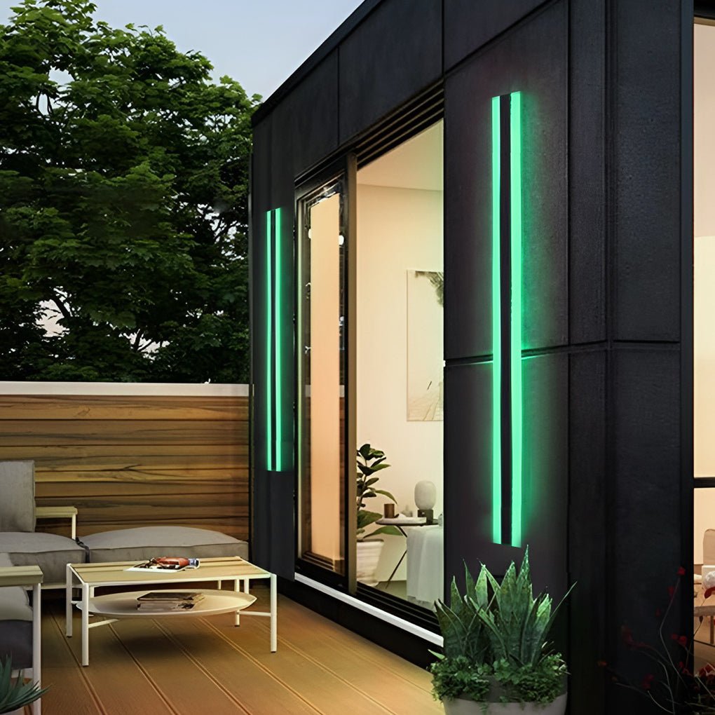 Waterproof Linear LED Outdoor Wall Light for Porch Patio Gate