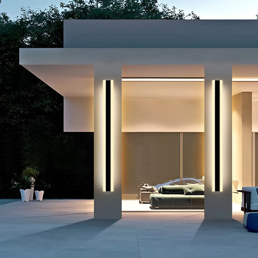 Waterproof Linear LED Outdoor Wall Light for Porch Patio Gate