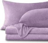 Flannel Fleece Bedding Set Sheet and Pillowcases Cozy Warm