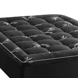Bamboo Mattress Topper Breathable Cooling Comfort Bedroom