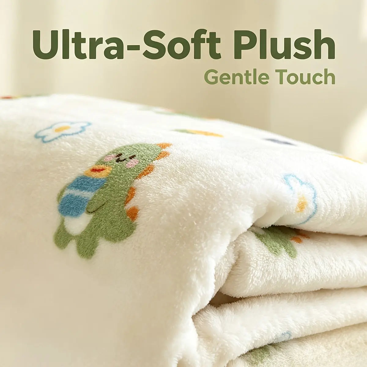Cloud Velvet Blanket Soft Plush Printed Throw Bedroom