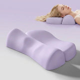 Ergonomic Contour Pillow Zoned Support Memory Foam Sleep