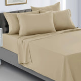 Brushed Bedding Set 4 Piece Soft Sheets Twin Full Queen King