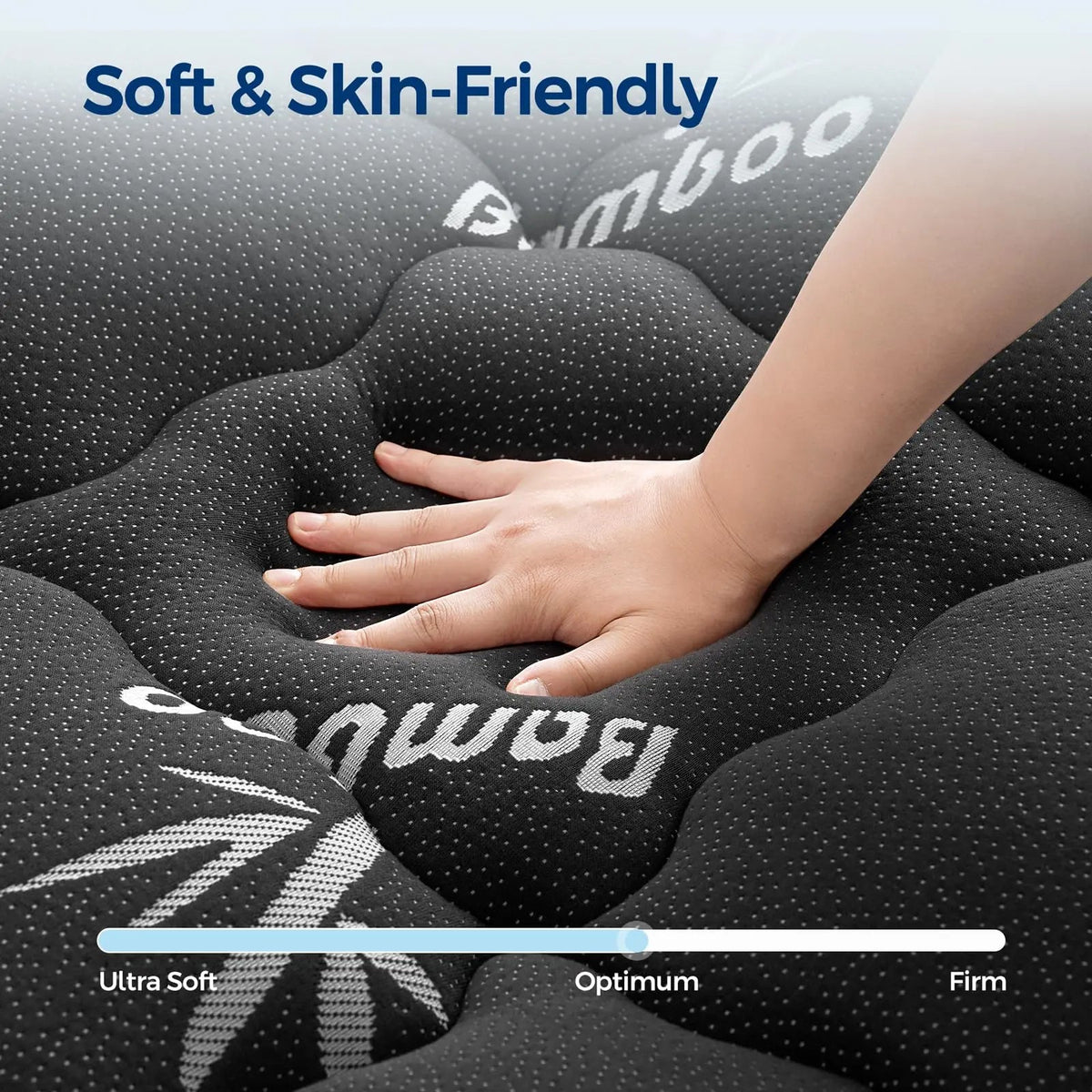 Bamboo Mattress Topper Breathable Cooling Comfort Bedroom