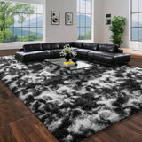 Nordic Fluffy Long Hair Area Rug for Bedroom Kids Room and Bedside