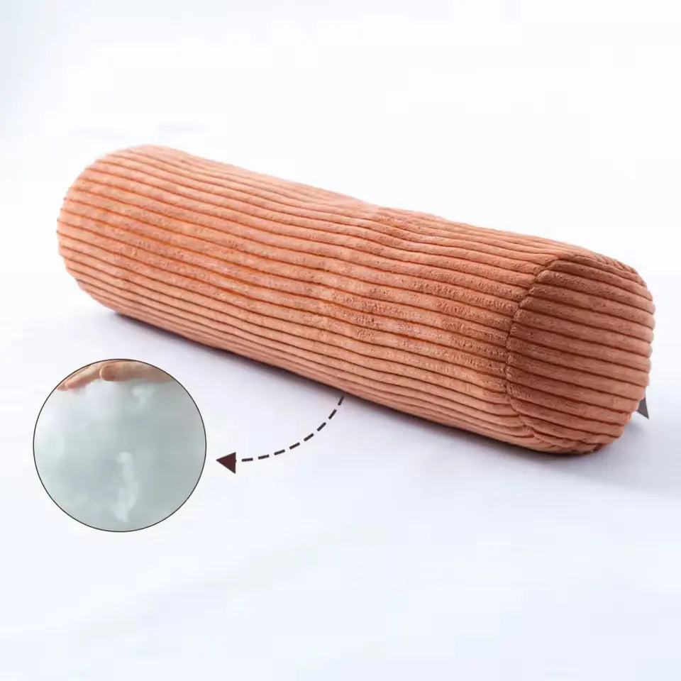 Knit Bolster Cushion Decorative Support Bed Sofa Chair