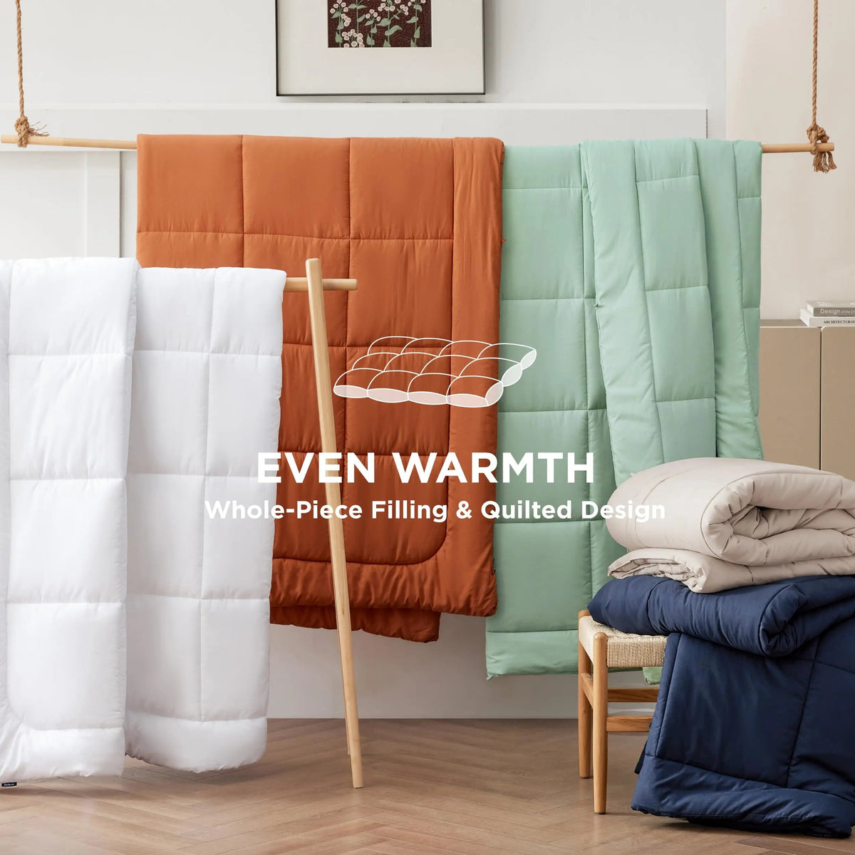 Down Alternative Comforter Soft Fluffy Bedroom Bedding