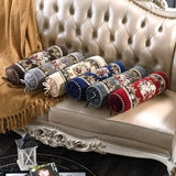 Cylindrical Bolster Pillow Decorative Support Bed Sofa