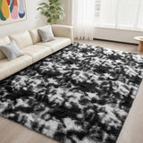 Nordic Fluffy Long Hair Area Rug for Bedroom Kids Room and Bedside