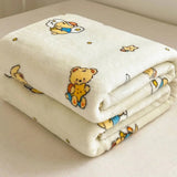 Cloud Velvet Blanket Soft Plush Printed Throw Bedroom