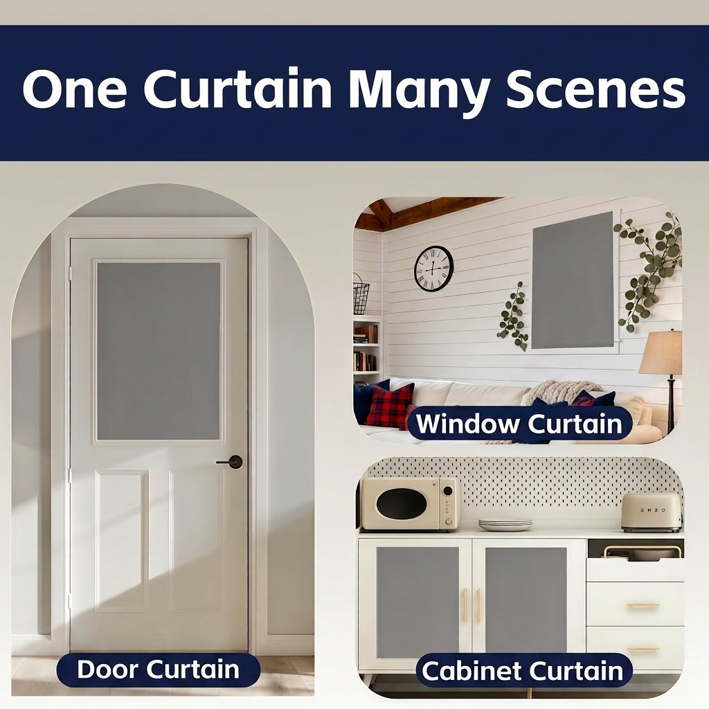 Self Adhesive Portable Blackout Curtain for Bedroom and Travel