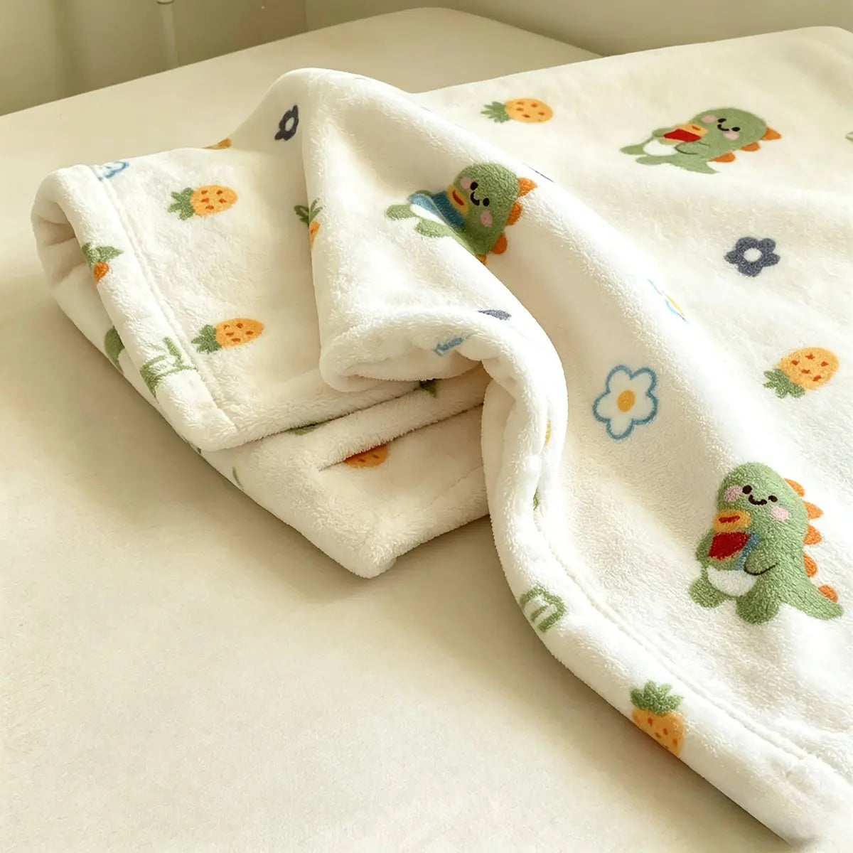 Cloud Velvet Blanket Soft Plush Printed Throw Bedroom