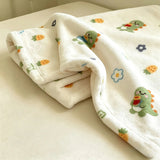 Cloud Velvet Blanket Soft Plush Printed Throw Bedroom