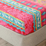 Boho Fitted Sheet Soft Printed Breathable Bedroom Bedding