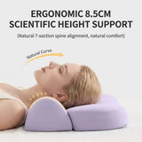Ergonomic Contour Pillow Zoned Support Memory Foam Sleep