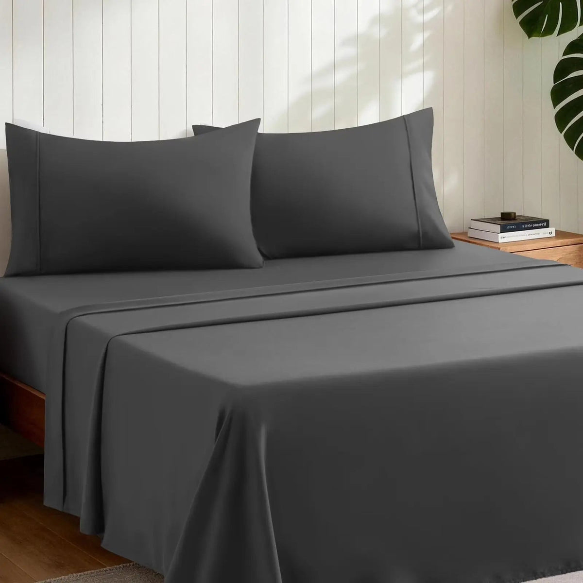 Brushed Bedding Set 4 Piece Soft Sheets Twin Full Queen King