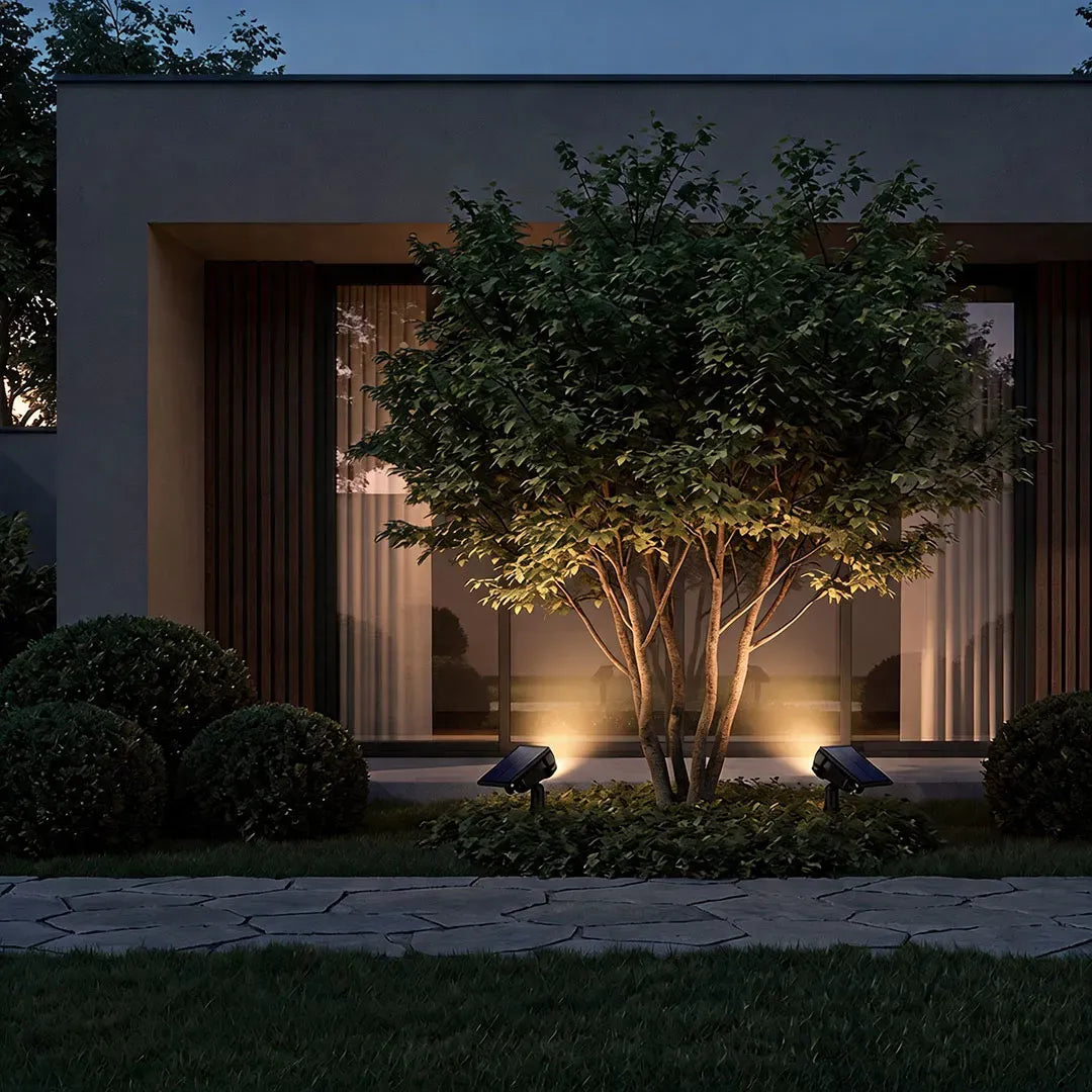 Solar RGB Spot Lights for Outdoor Garden Tree Landscape Lighting