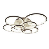 Multi Ring Ceiling Lights Elegant Unique Overlapping Rings Lamp