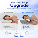 Contour Memory Foam Neck Pillow for Cervical Sleep Support