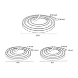 Outdoor Embedded LED Light Strips Modern Flexible Light
