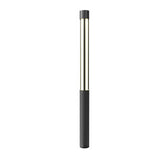 Black LED Cylinder Bollard Light for Outdoor Landscape Pathway