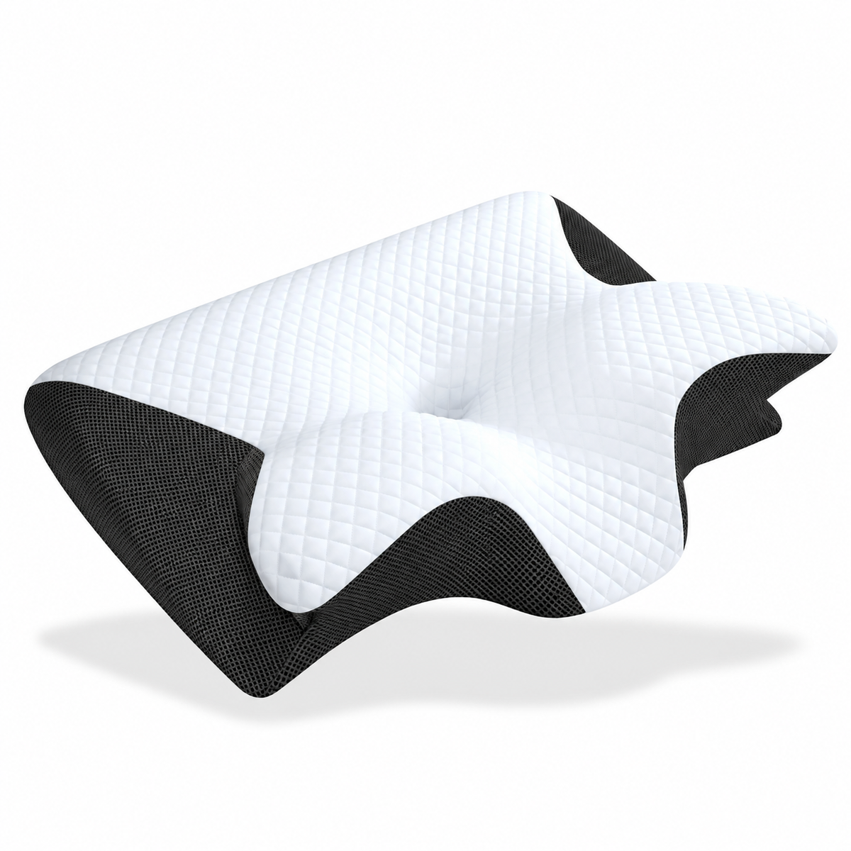 Contour Memory Foam Neck Pillow for Cervical Sleep Support