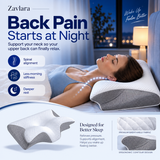 Contour Memory Foam Neck Pillow for Cervical Sleep Support