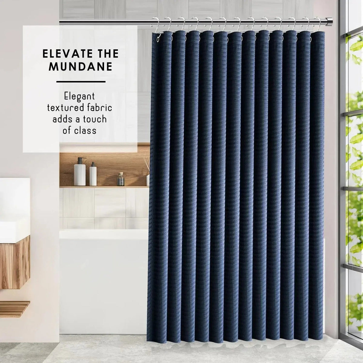 Blackout Curtain Set with Thermal Coated Lining for Bedroom