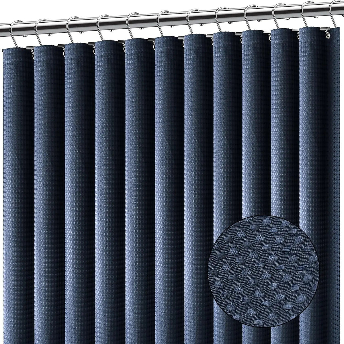 Blackout Curtain Set with Thermal Coated Lining for Bedroom