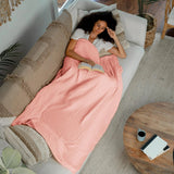 Lightweight Cotton Muslin Throw Blanket Soft Breathable Layer