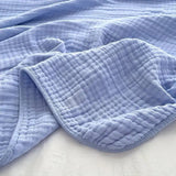 Lightweight Cotton Muslin Throw Blanket Soft Breathable Layer