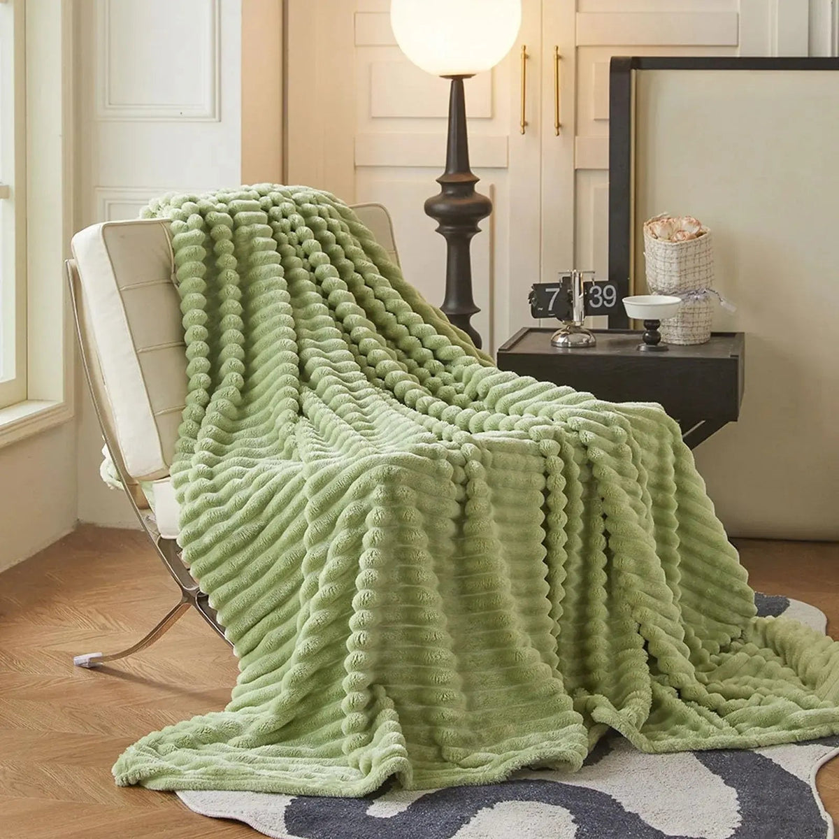 Faux Fur Throw Blanket Soft Plush Warm Sofa Bed Home Decor