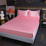 Bamboo Cooling Fitted Sheet Soft Breathable Bedroom Bedding