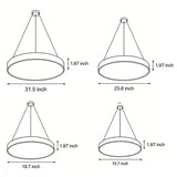 Round Pendant Lights Minimalist Metal Ceiling Light