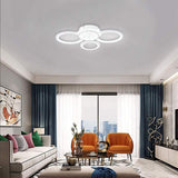 Multi Ring Ceiling Lights Elegant Unique Overlapping Rings Lamp