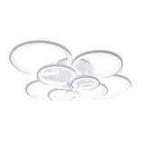 Multi Ring Ceiling Lights Elegant Unique Overlapping Rings Lamp