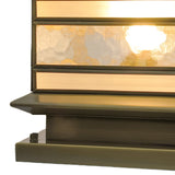 Copper Solar Pillar Light for Outdoor Fence Post Garden Deck