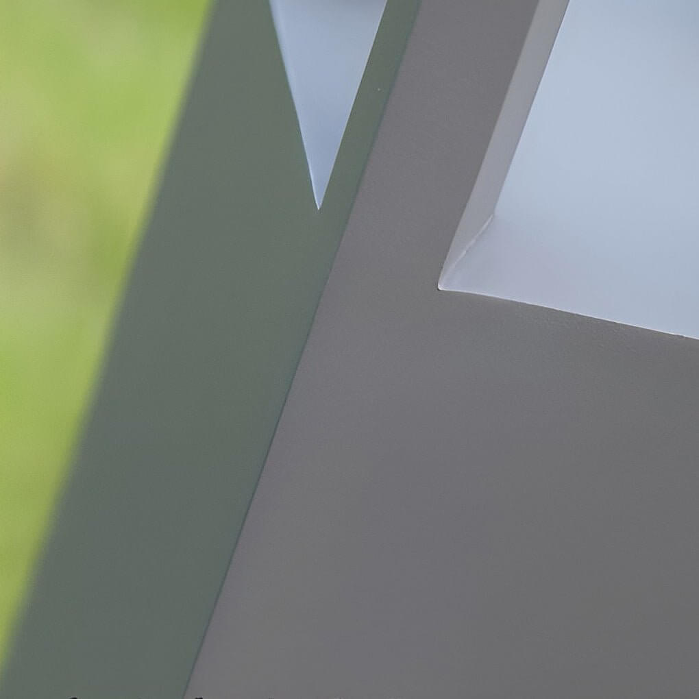 Modern Black LED Bollard Garden Light for Outdoor Landscape Pathway