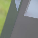 Modern Black LED Bollard Garden Light for Outdoor Landscape Pathway